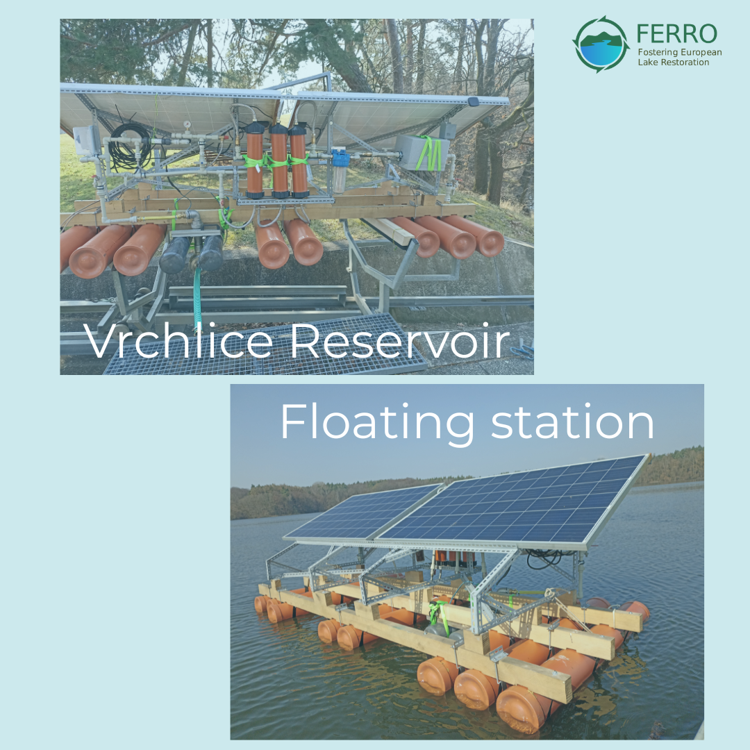 Floating treatment station reinstalled at Vrchlice Reservoir to support water quality restoration